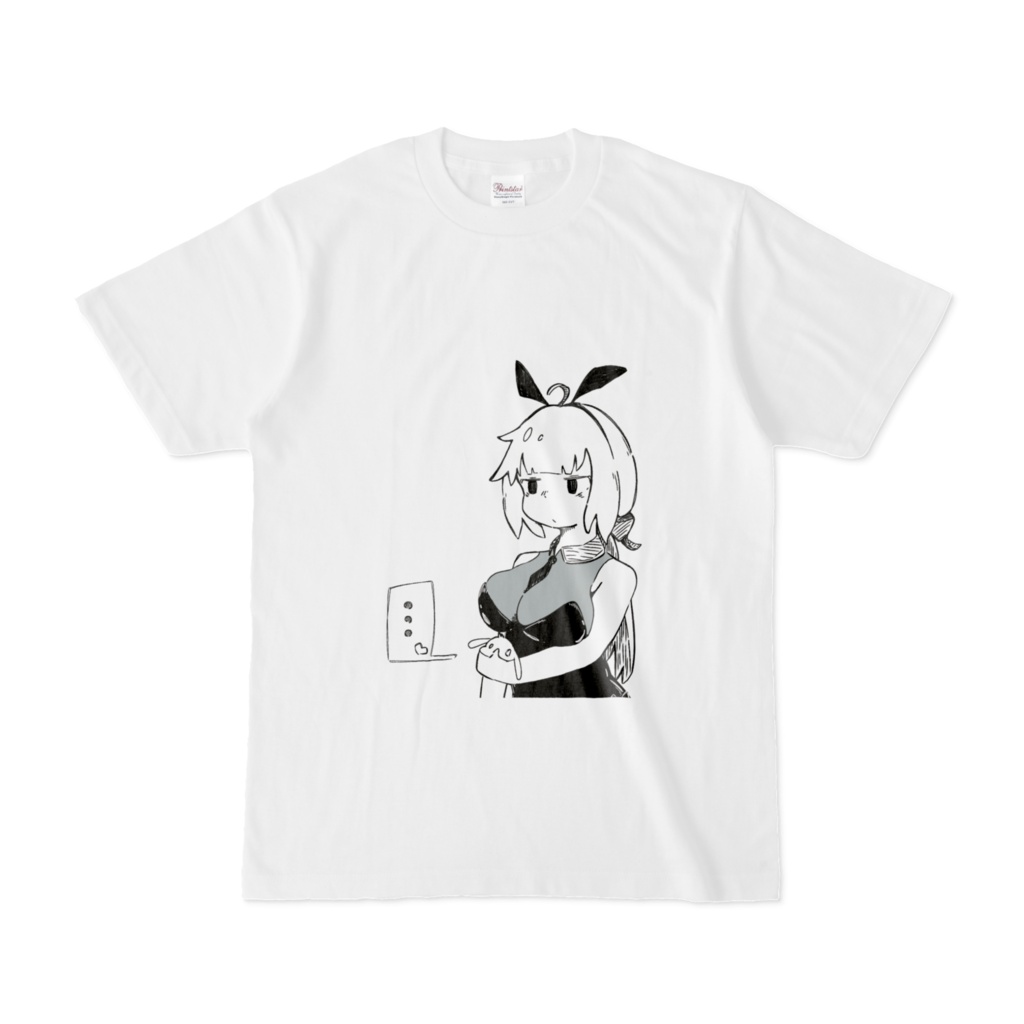 餅のおこめイラスト　白Tシャツ03
