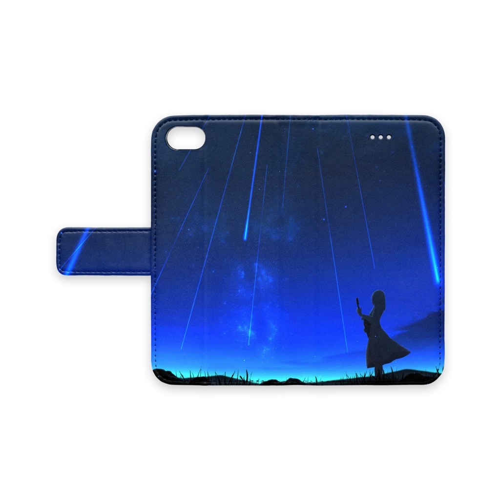 流星に唄うスマホケース