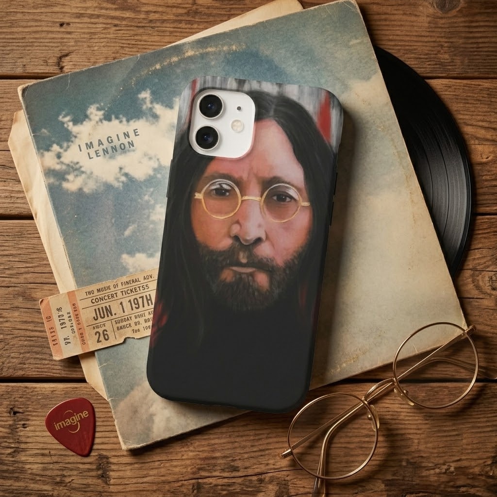 John Lennon / ジョン・レノン ロックアートスマホケース