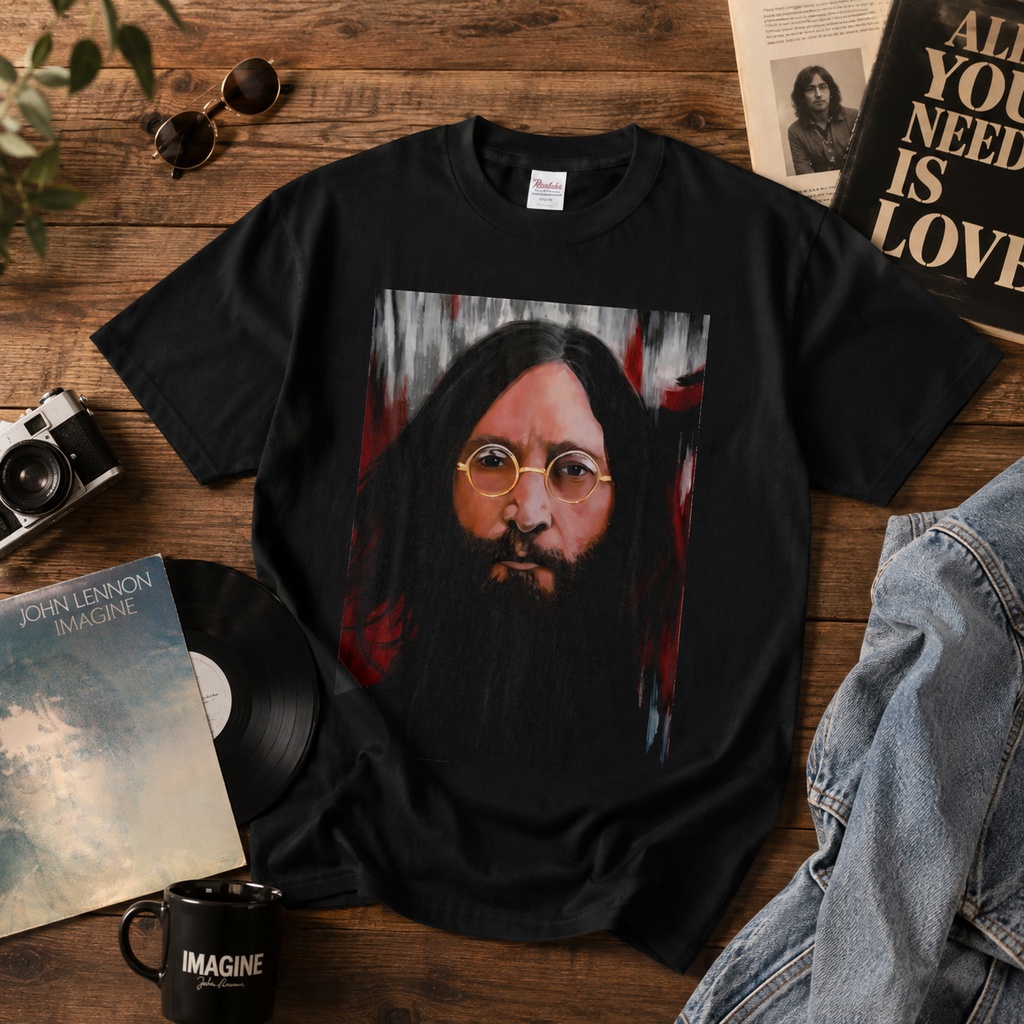 John Lennon / ジョン・レノン ロックアートTシャツ