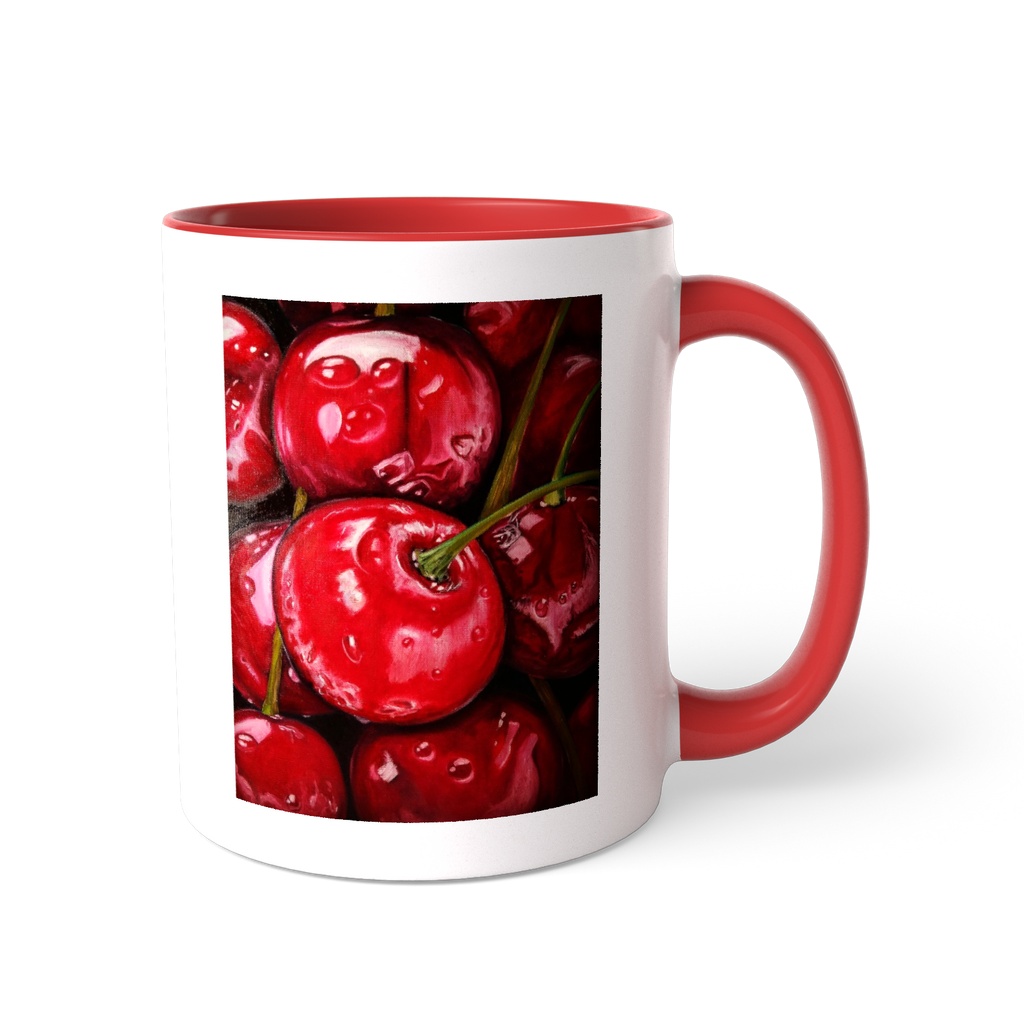 みずみずしいさくらんぼ 🍒マグカップ