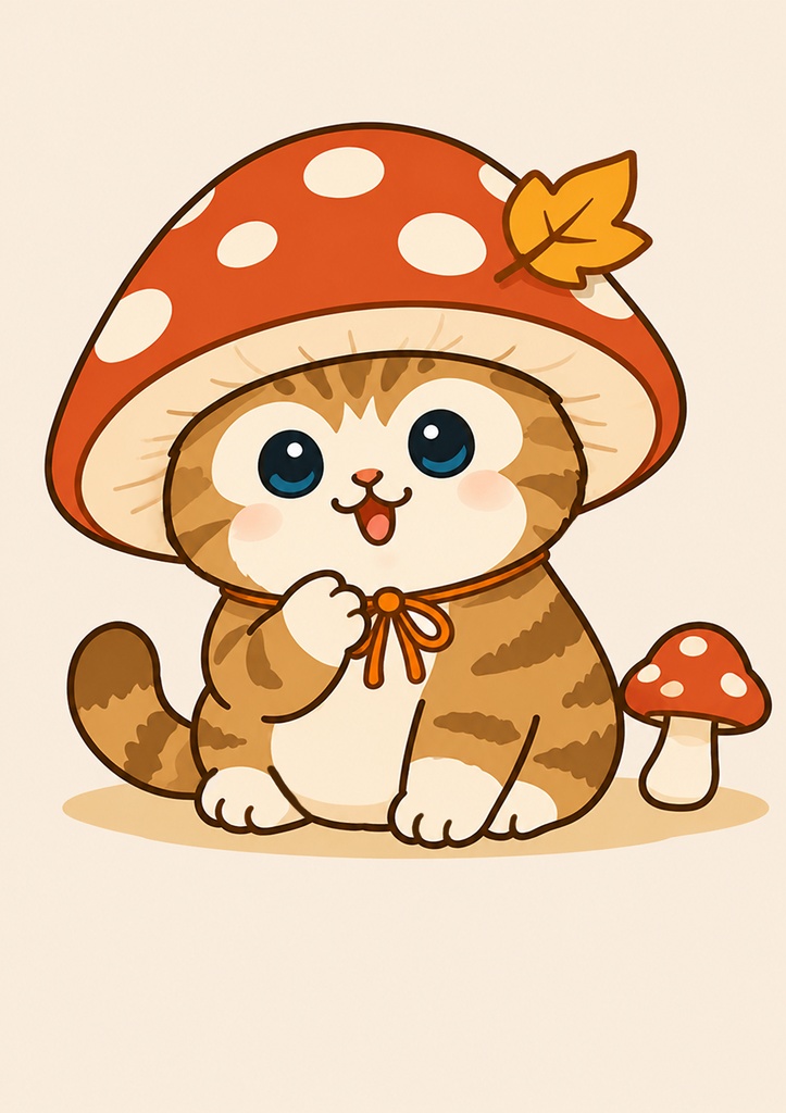 秋のどうぶつ デジタルステッカーセット / Autumn Animals Digital Sticker Set / 15