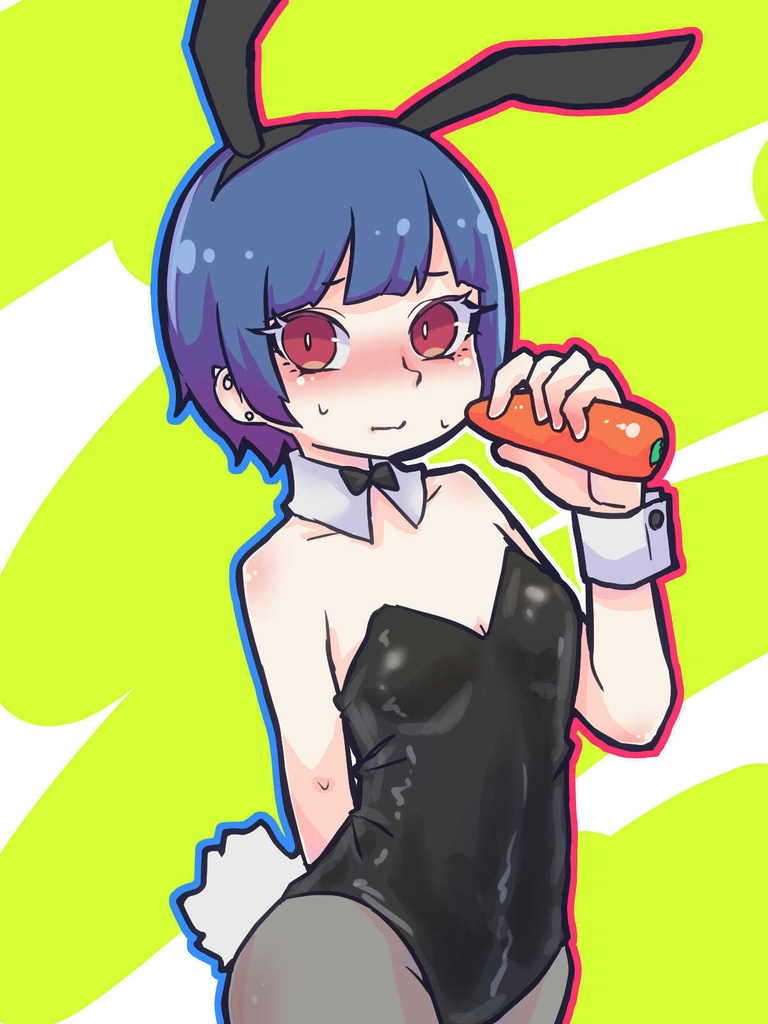 バニーガール　ステッカー