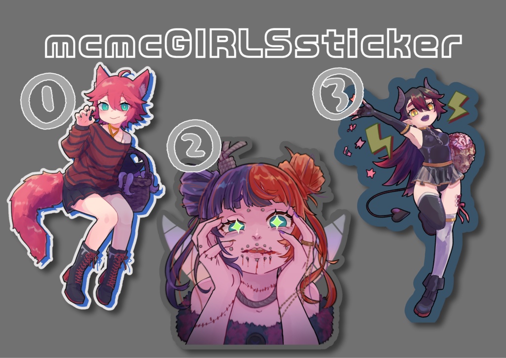 mcmcGIRLSsticker Halloween ver.