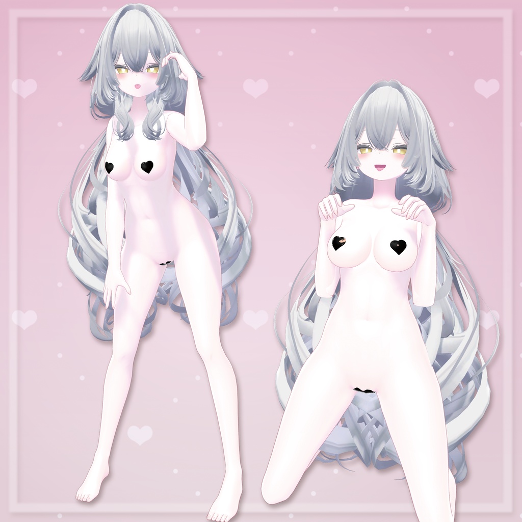 【3アバター対応】剥がせるハートニップル♥ 缩略图 6