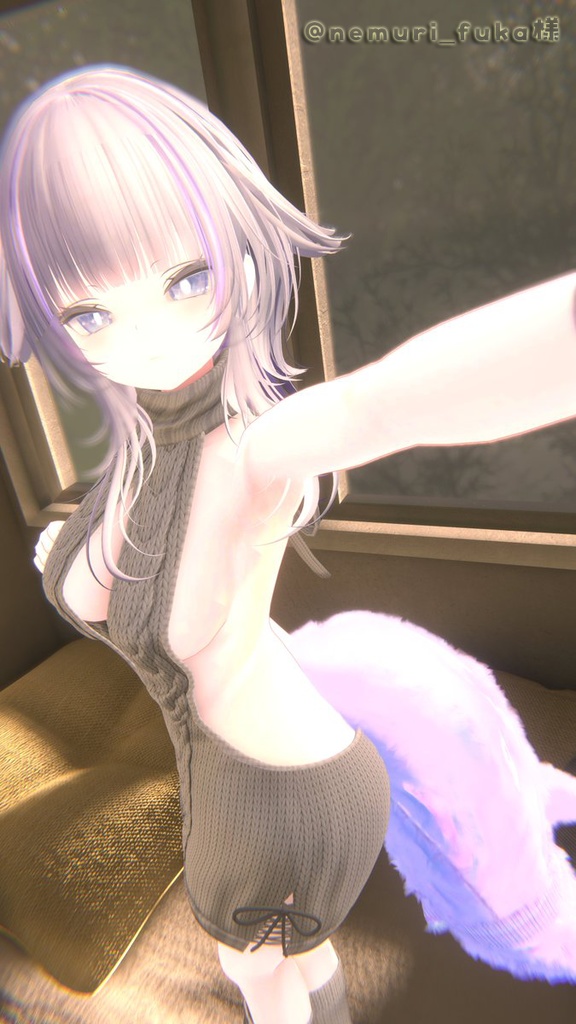 【4アバター対応】童貞を◯すセーター【ずらし/脱ぎギミック付き♥】