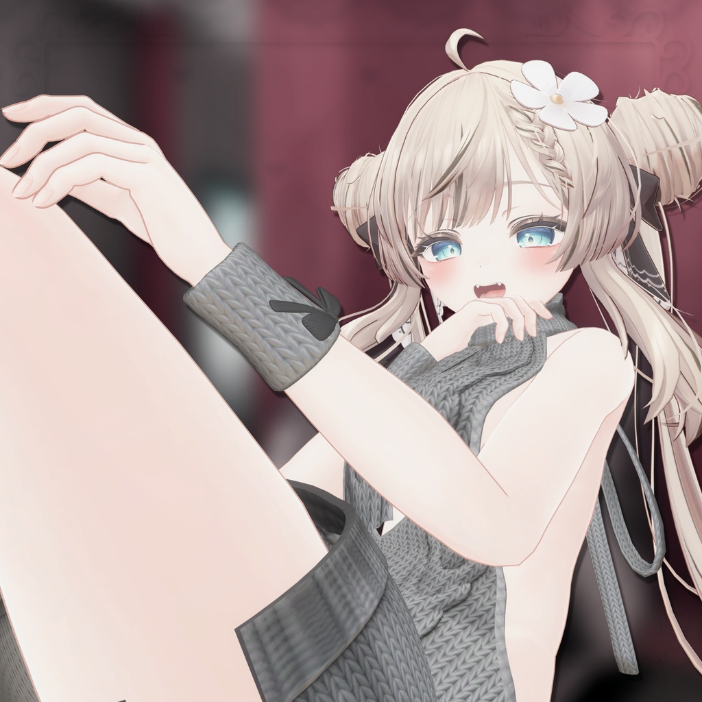 【4アバター対応】童貞を◯すセーター【ずらし/脱ぎギミック付き♥】