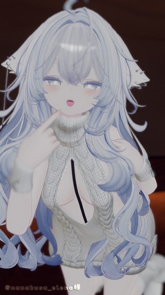 【4アバター対応】童貞を◯すセーター【ずらし/脱ぎギミック付き♥】