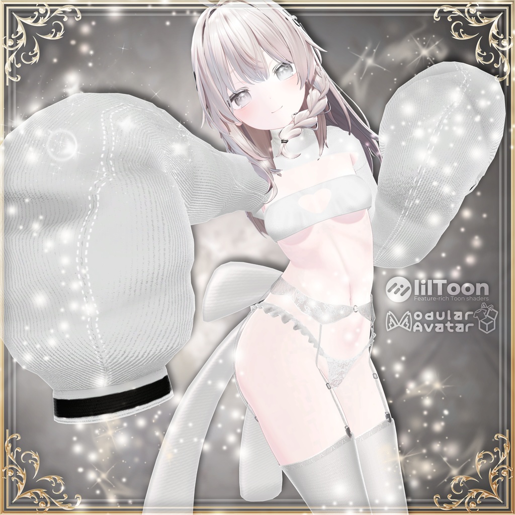 【2アバター対応】Mellow ♥ Sweet ‐Sexy Lingerie‐ 【MA/PB対応】
