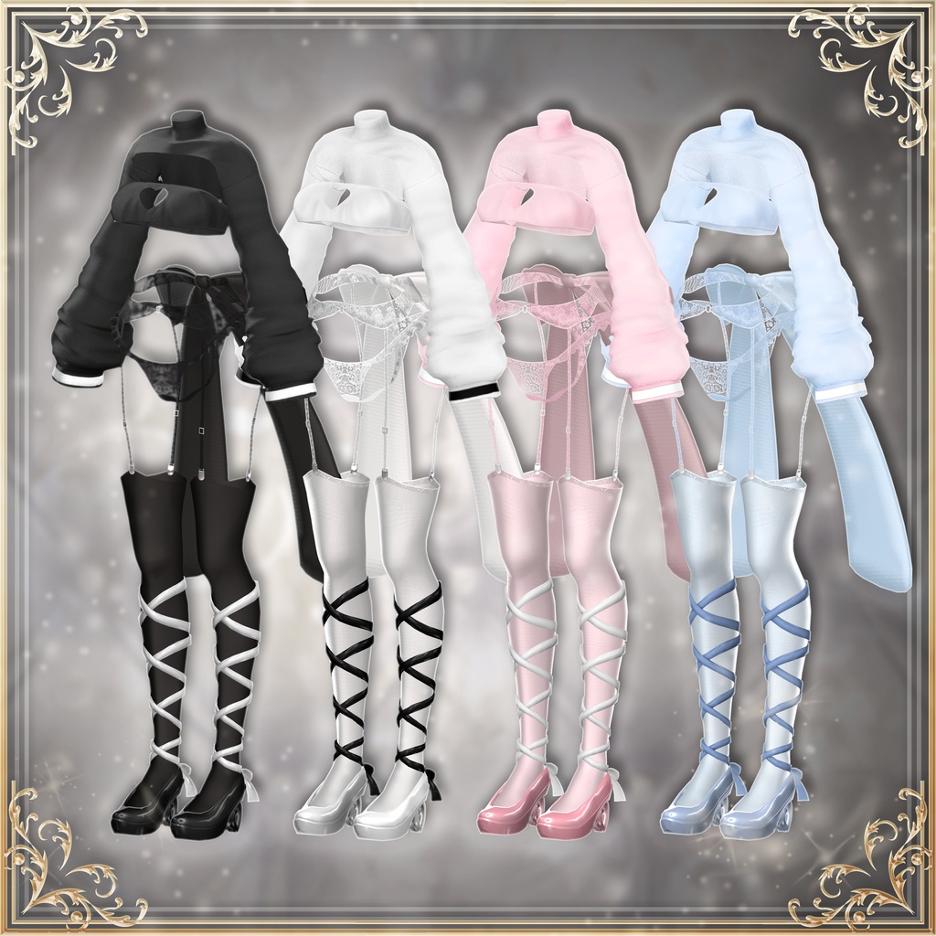 【2アバター対応】Mellow ♥ Sweet ‐Sexy Lingerie‐ 【MA/PB対応】