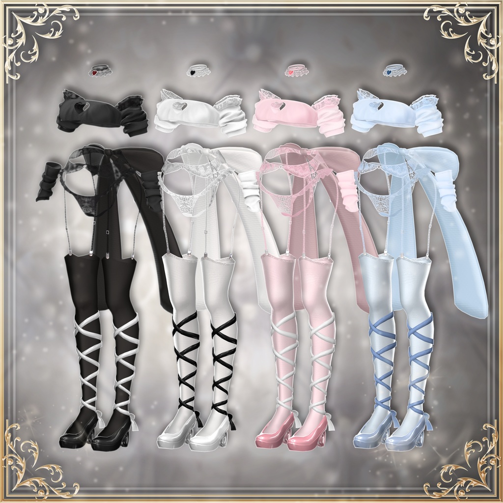 【2アバター対応】Mellow ♥ Sweet ‐Sexy Lingerie‐ 【MA/PB対応】