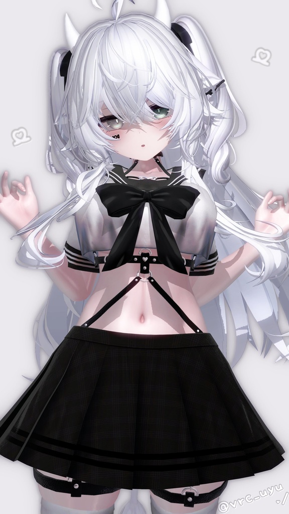 【6アバター/MA対応】Sensual Sailor 【落ちる脱衣ギミック付き♥】