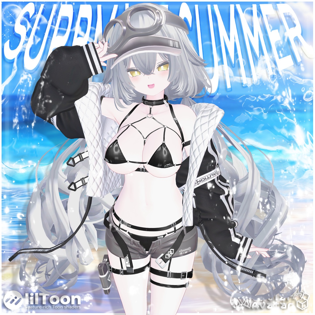 【3アバター対応】『Surbmaze :Summer』はだけるギミック付き♥ 【MA対応】