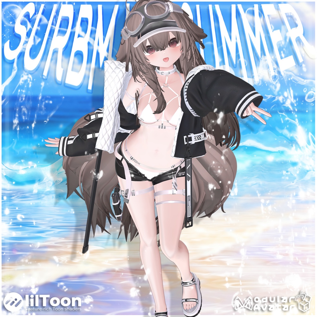 ✨️輝夜対応追加✨️『Surbmaze :Summer』はだけるギミック付き♥ 【4アバター対応】