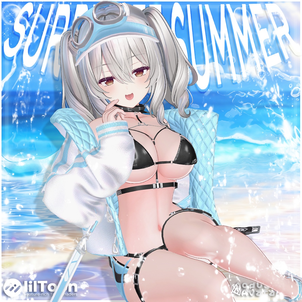 【3アバター対応】『Surbmaze :Summer』はだけるギミック付き♥ 【MA対応】