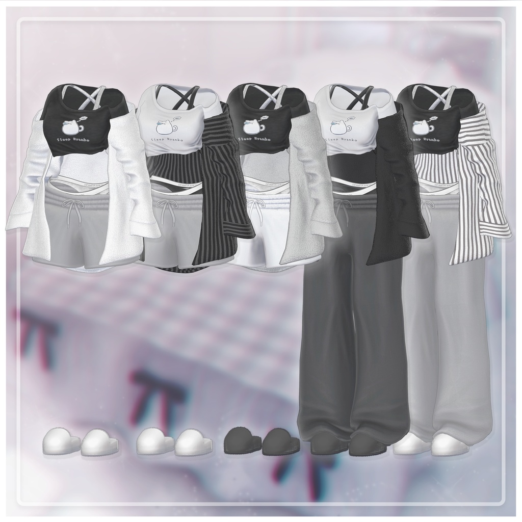 【9アバター対応】Snoozoo ‐Chill Wear‐ たくし上げギミック付き♥ 【MA対応】