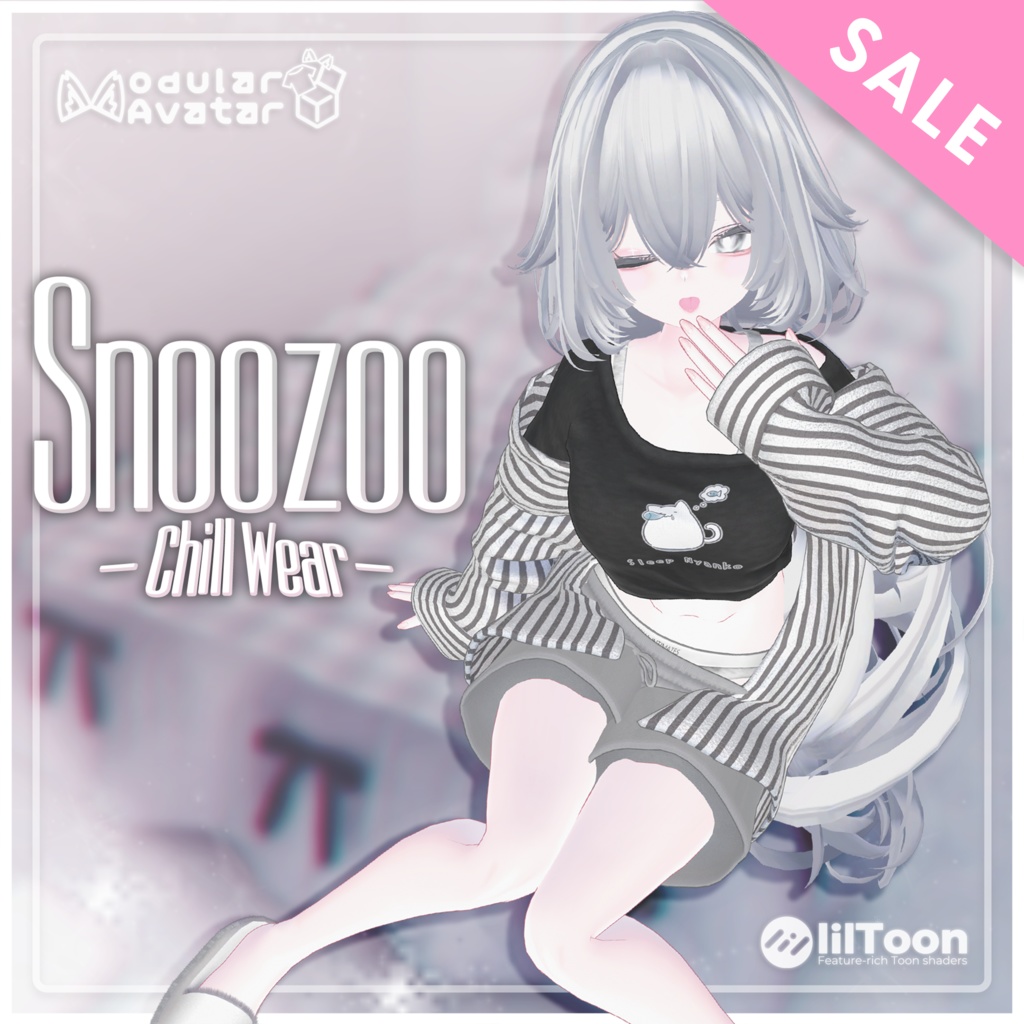 【🌸SALE🌸】Snoozoo ‐Chill Wear‐ たくし上げギミック付き♥ 【MA対応】