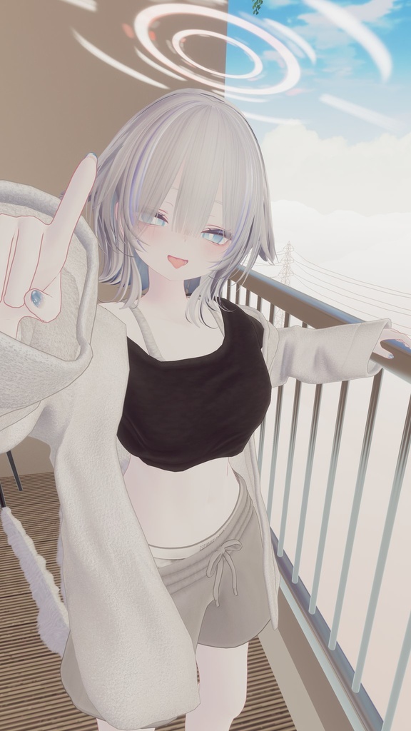 【9アバター対応】Snoozoo ‐Chill Wear‐ たくし上げギミック付き♥ 【MA対応】