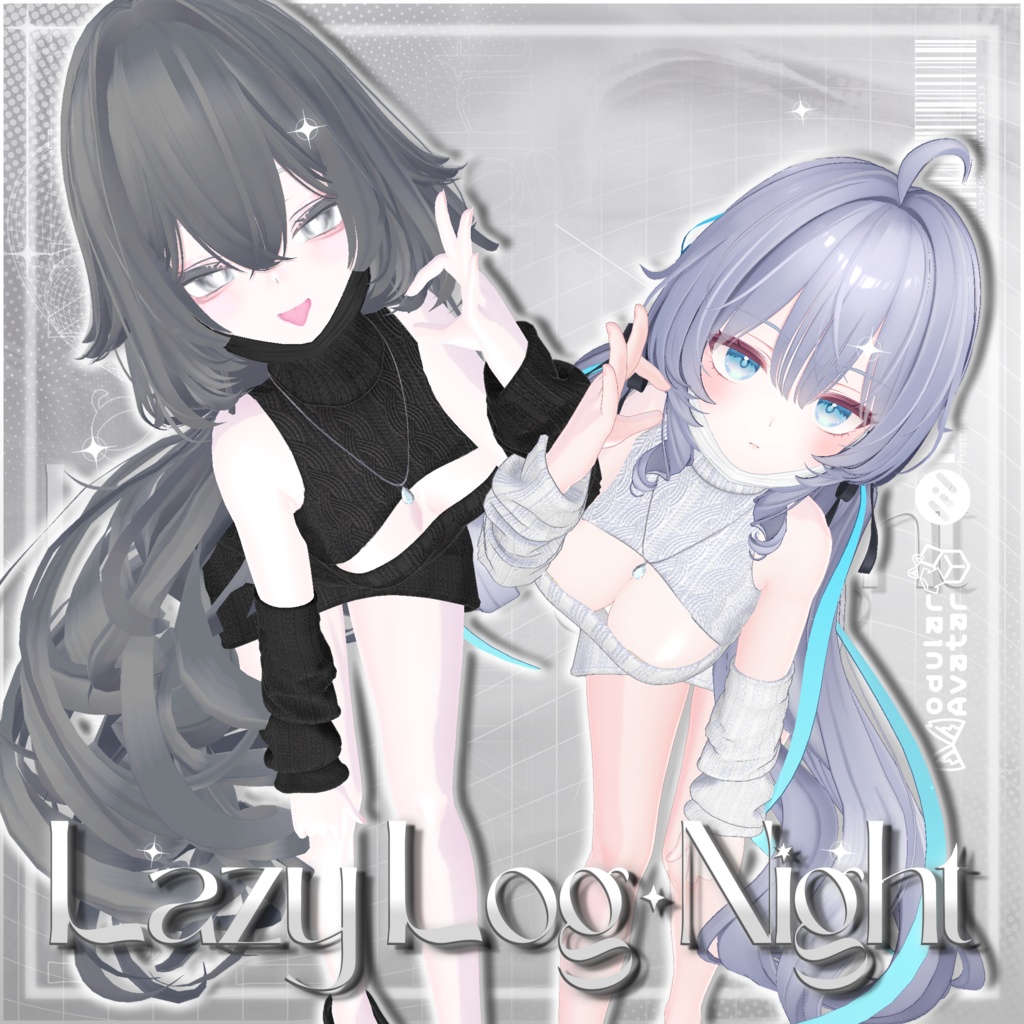 【✨️発売記念セール✨️】 Lazy Log ✦ Night - マスク/着脱ギミック付き♡-【4アバター】