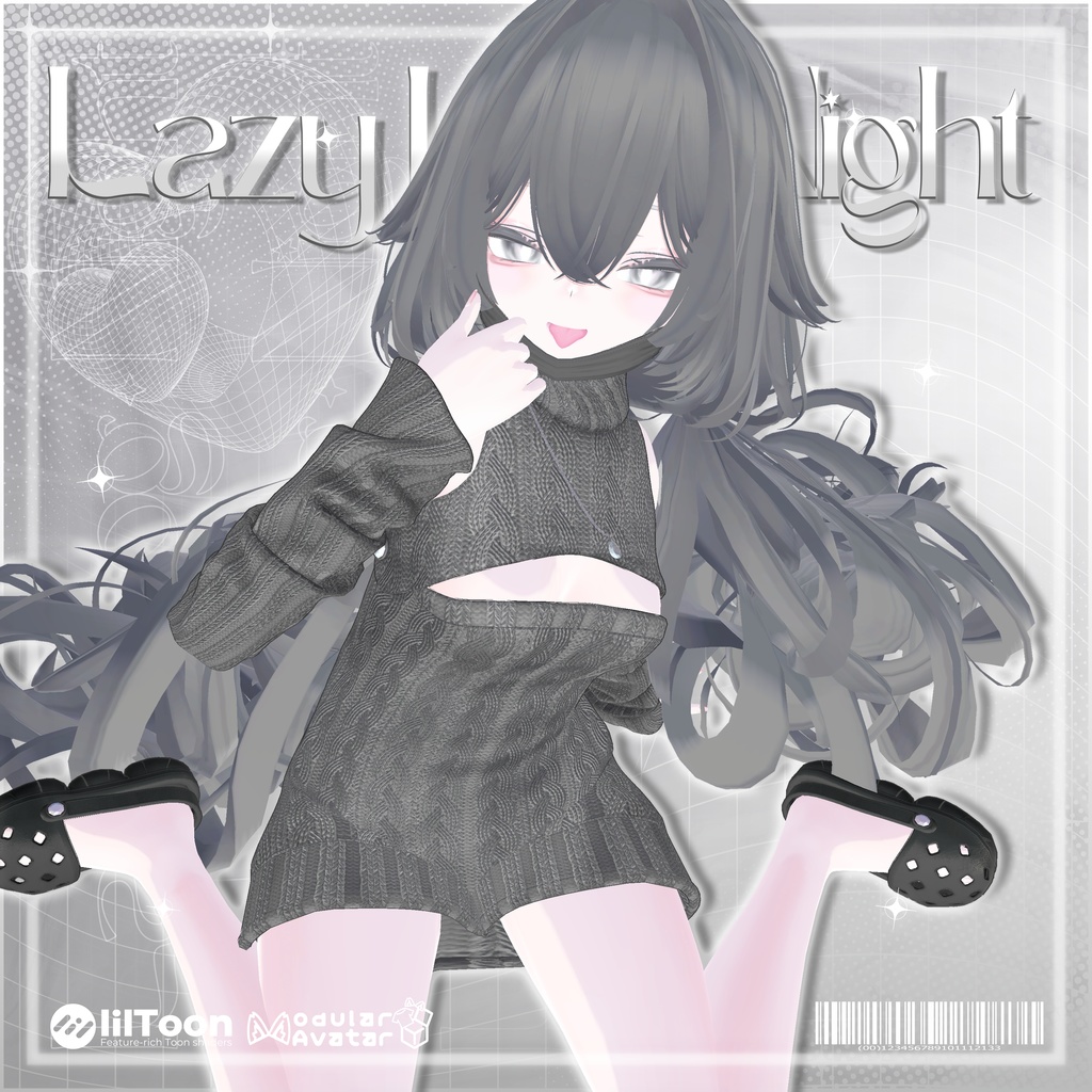 【✨️発売記念セール✨️】 Lazy Log ✦ Night - マスク&着脱ギミック付き♡-【4アバター】