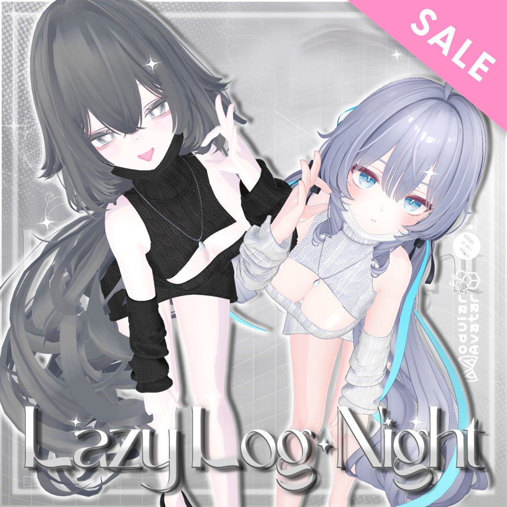 【🌸SALE🌸】 Lazy Log ✦ Night - マスク&着脱ギミック付き♡-【MA対応】
