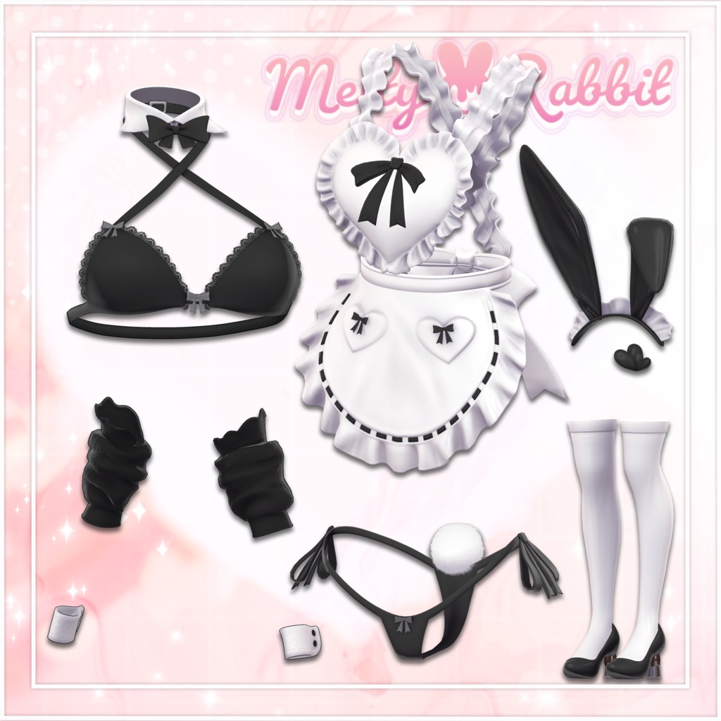 【✨️発売記念セール✨️】 Melty ♥ Rabbit & HeartBallon🎈【ルルネ対応/MA設定済】