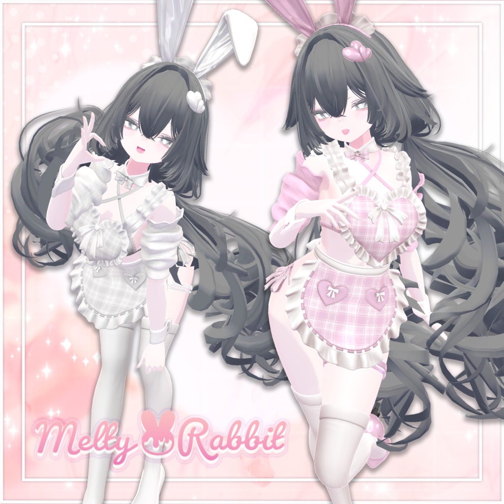 【✨️発売記念セール✨️】 Melty ♥ Rabbit & HeartBallon🎈【ルルネ対応/MA設定済】