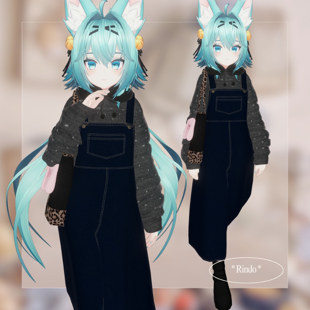 【9アバター対応】Amafuwa Overall Dress🥨