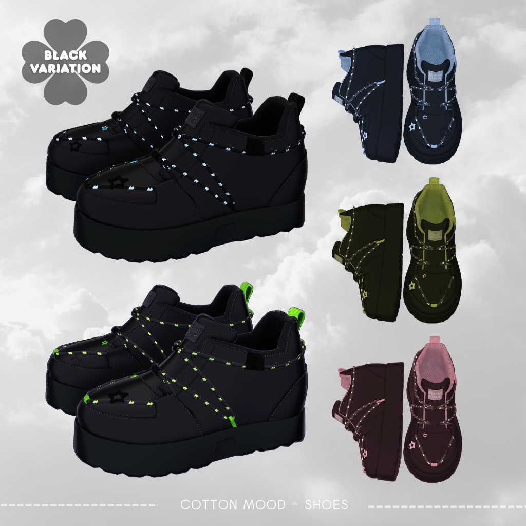 🍀Mood Sneakers 【14アバター対応 +α 】