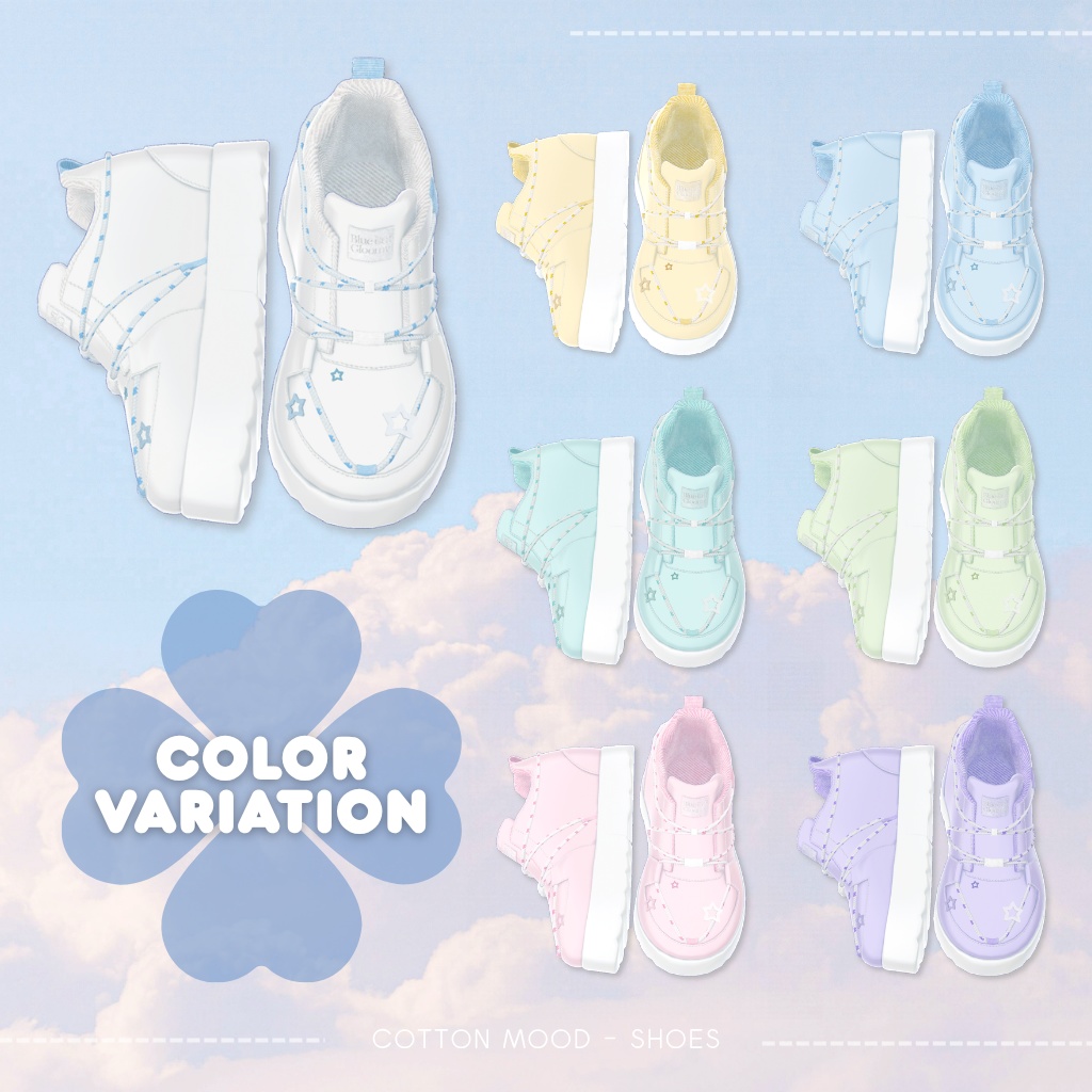 🍀Mood Sneakers 【14アバター対応 +α 】