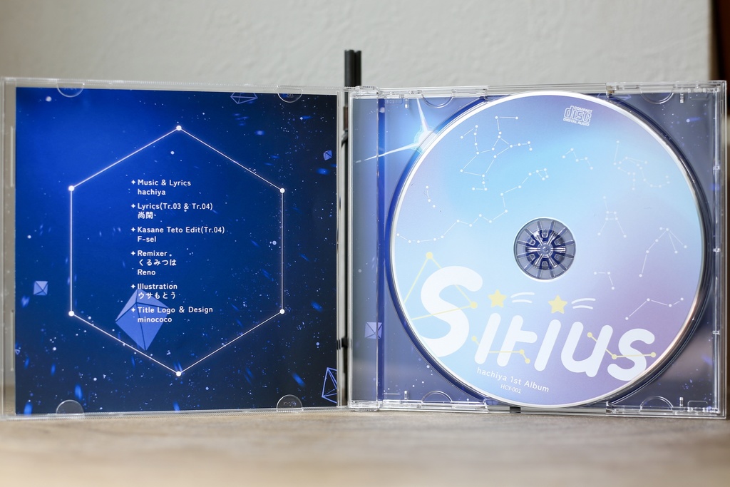 hachiya 1st Album『Sirius』