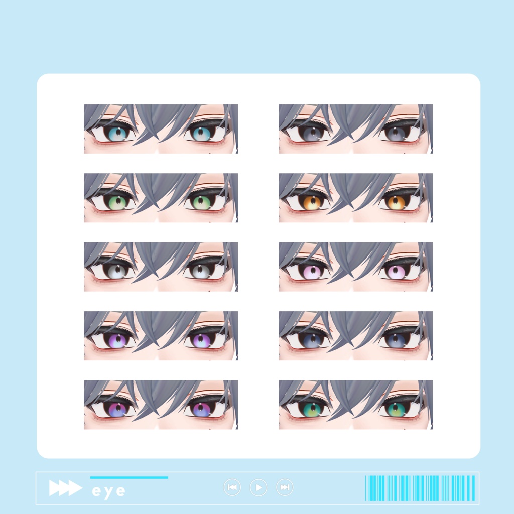 【狛乃対応】NeM0CH1C゚_komano_Make&eye