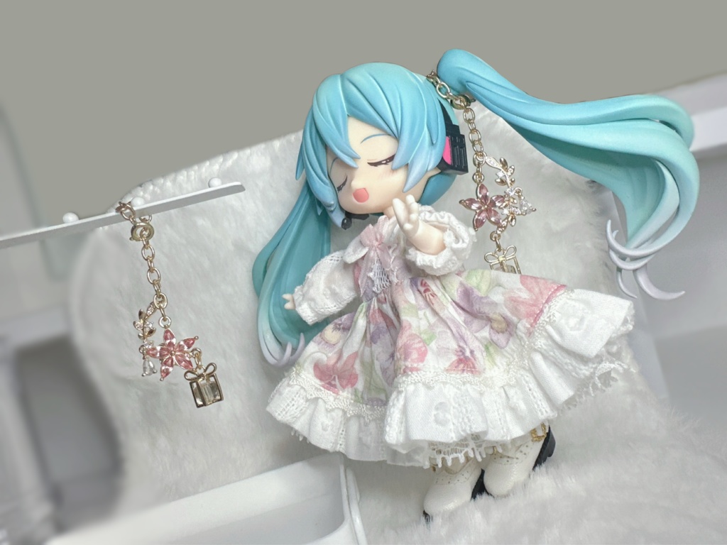 フラワーボックスのアクセサリー【ピンク】