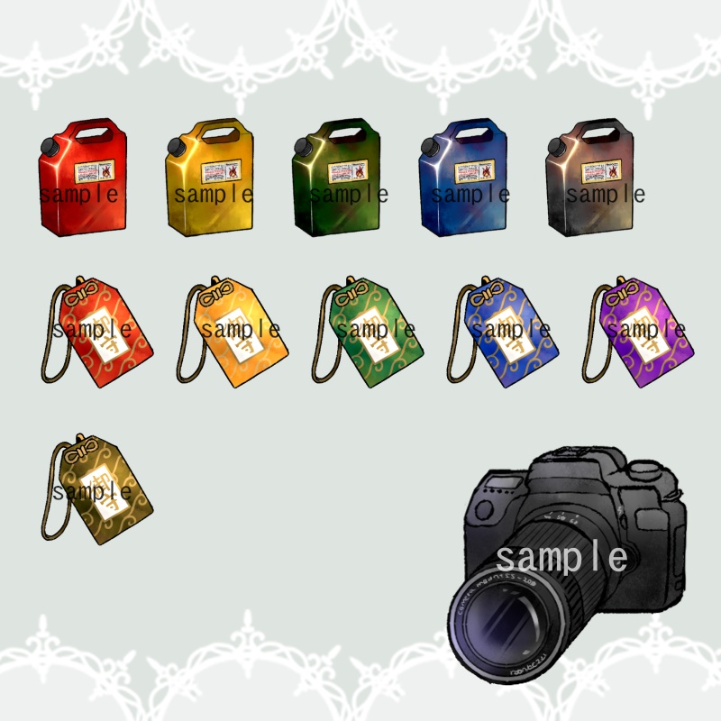 【現代アイコン素材(謎解き・ホラー2)】