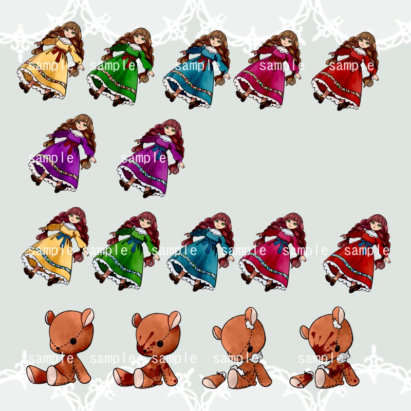 【現代アイコン素材(謎解き・ホラー4)】