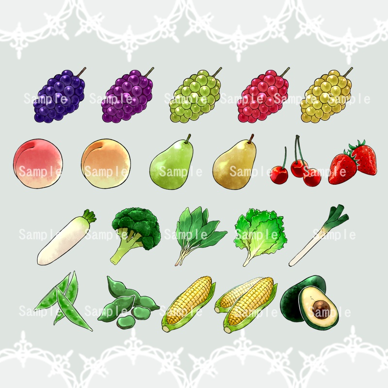 【RPGアイコン素材(食材2)】