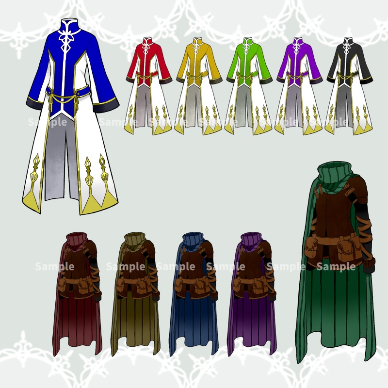 【RPGアイコン素材(体装備)】