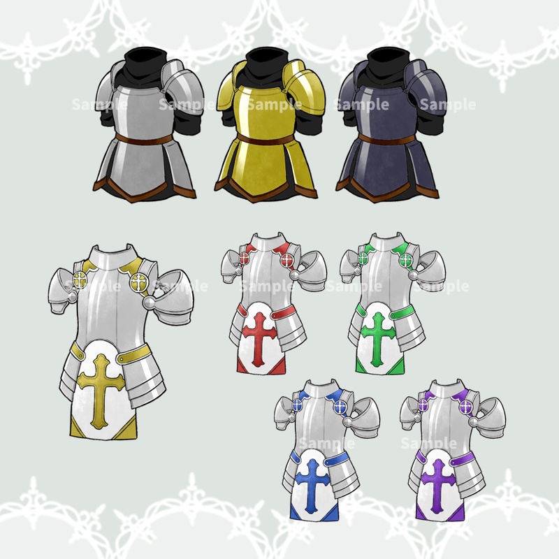 【RPGアイコン素材(体装備)】