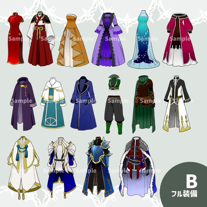 【RPGアイコン素材(体装備)】