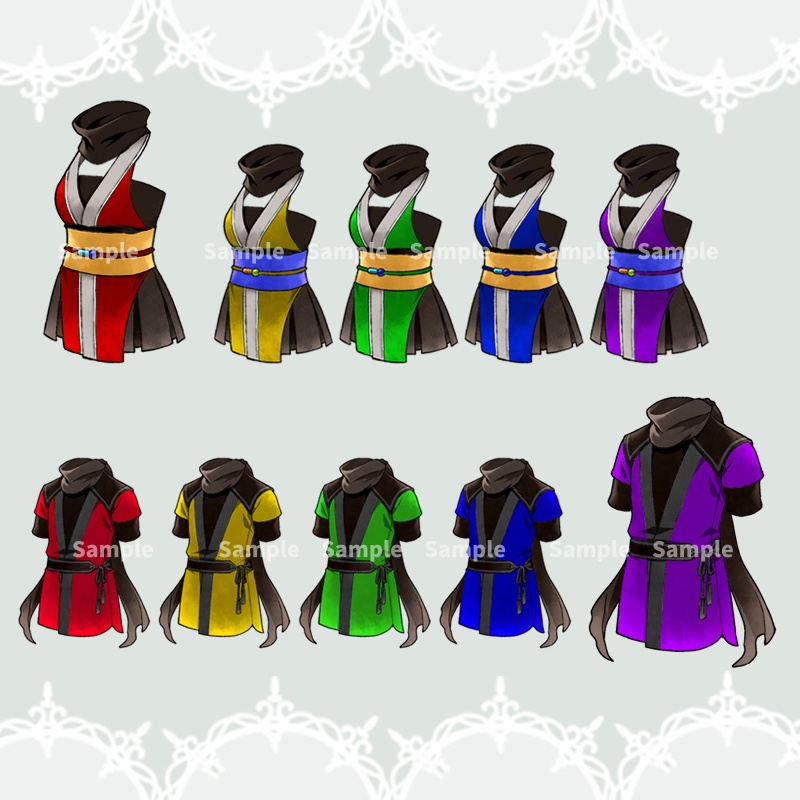 【RPGアイコン素材(体装備)】