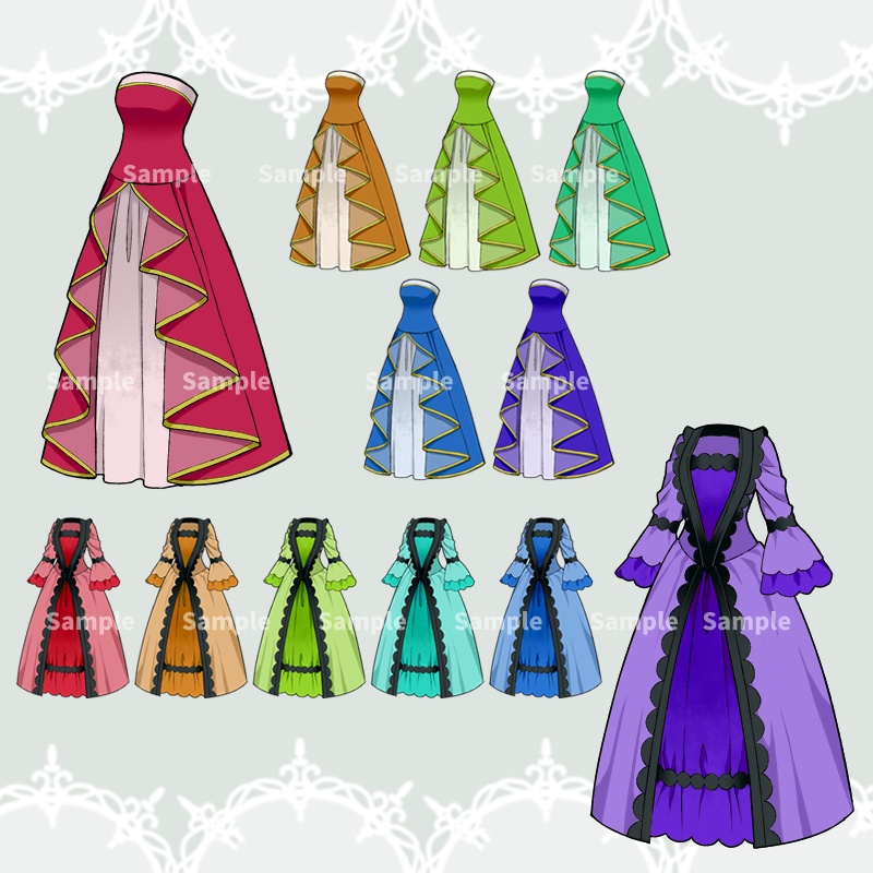 【RPGアイコン素材(体装備)】