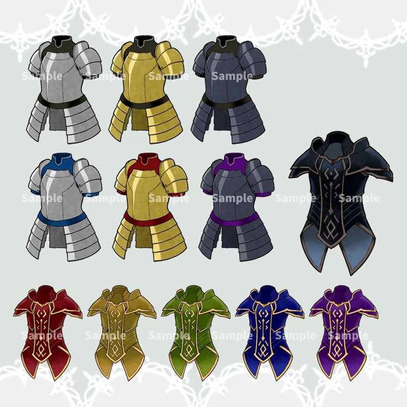 【RPGアイコン素材(体装備)】