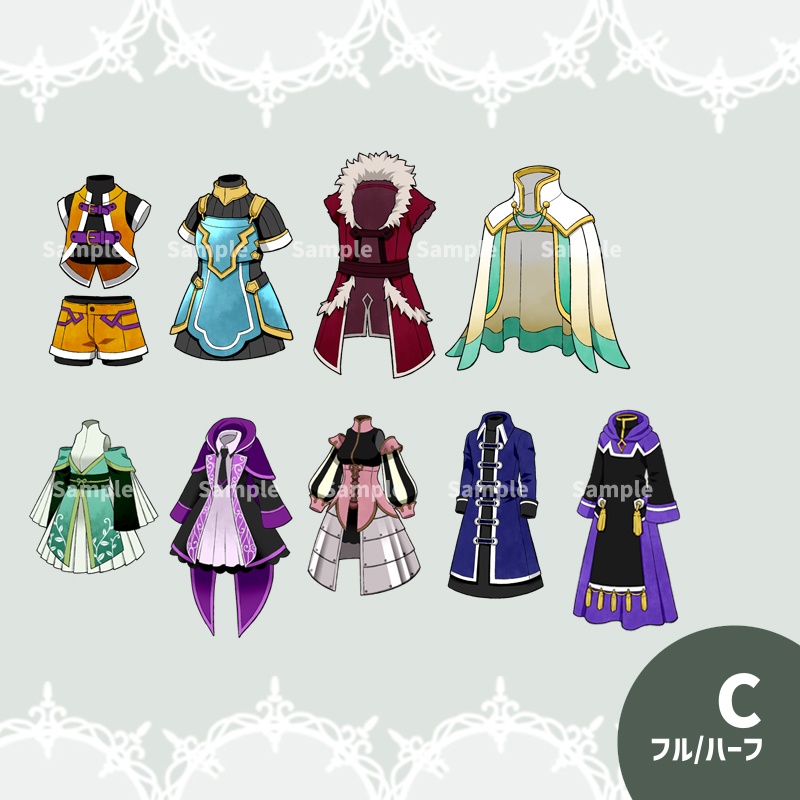 【RPGアイコン素材(体装備)】