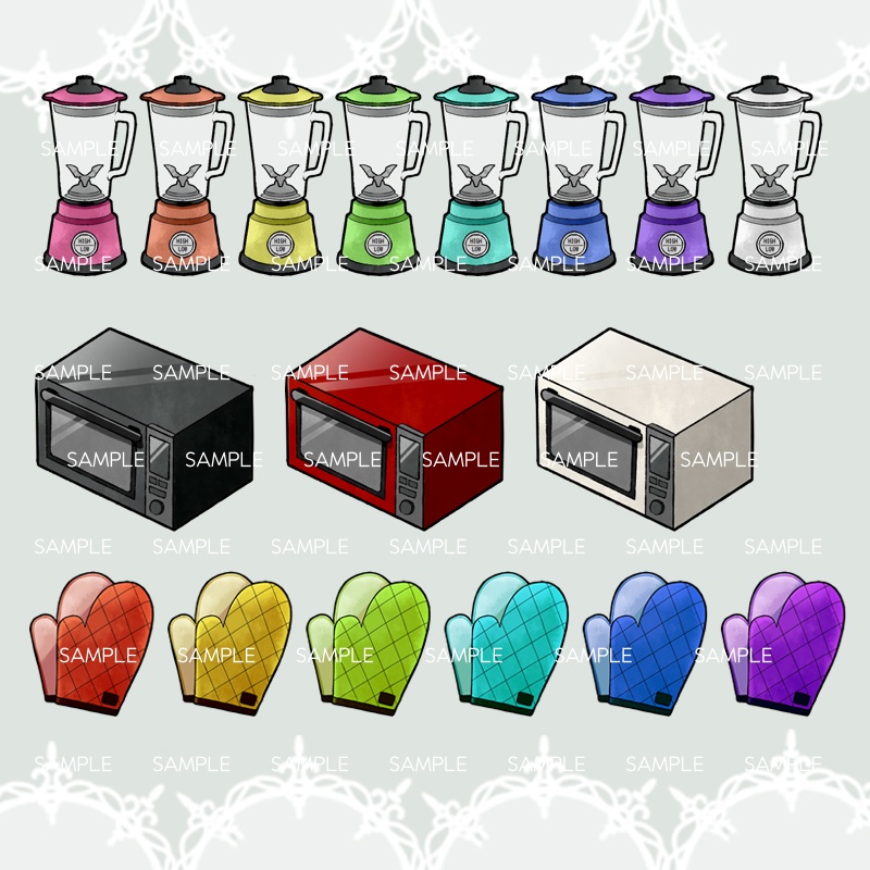 【アイコン素材(キッチンツール)】