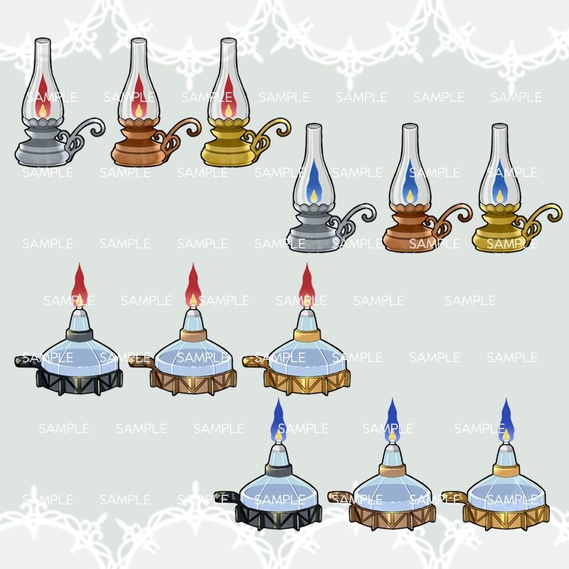 【アイコン素材(錬金術・調合器具)】