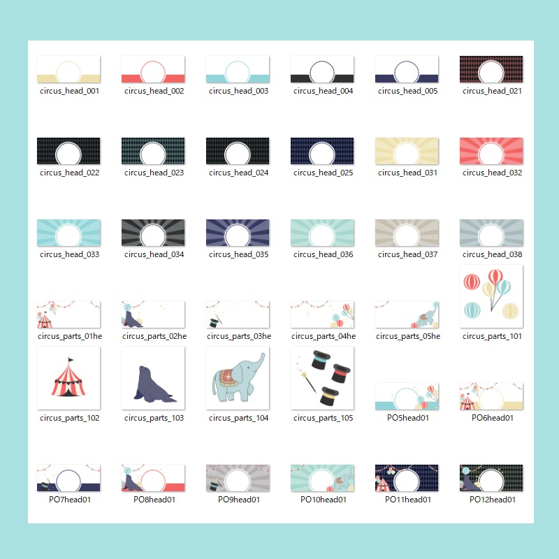 【サーカスのIRIAM素材