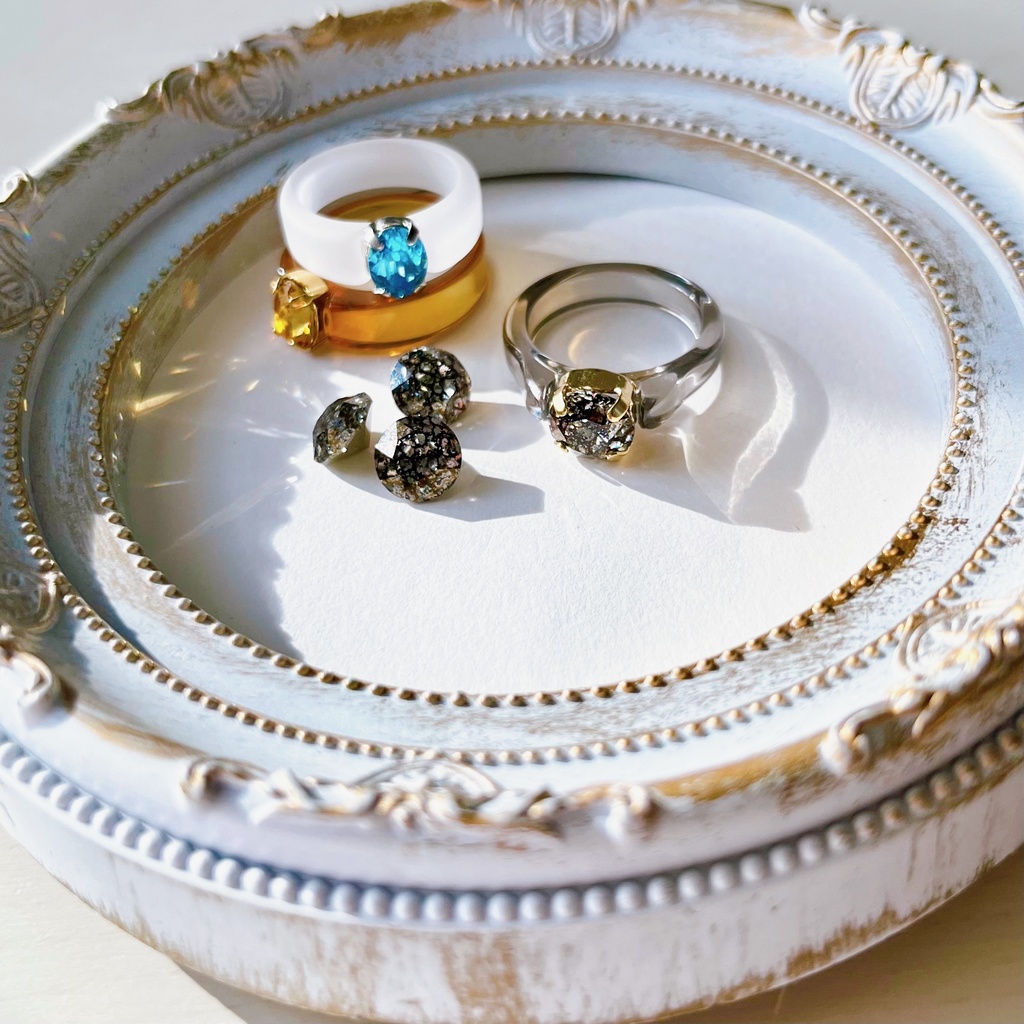 大人組 概念ビジュー×アクリルリング