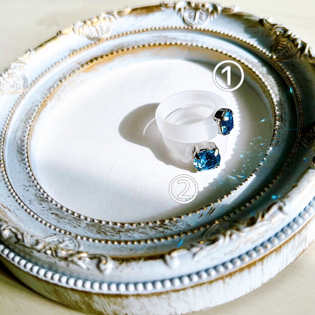 大人組 概念ビジュー×アクリルリング