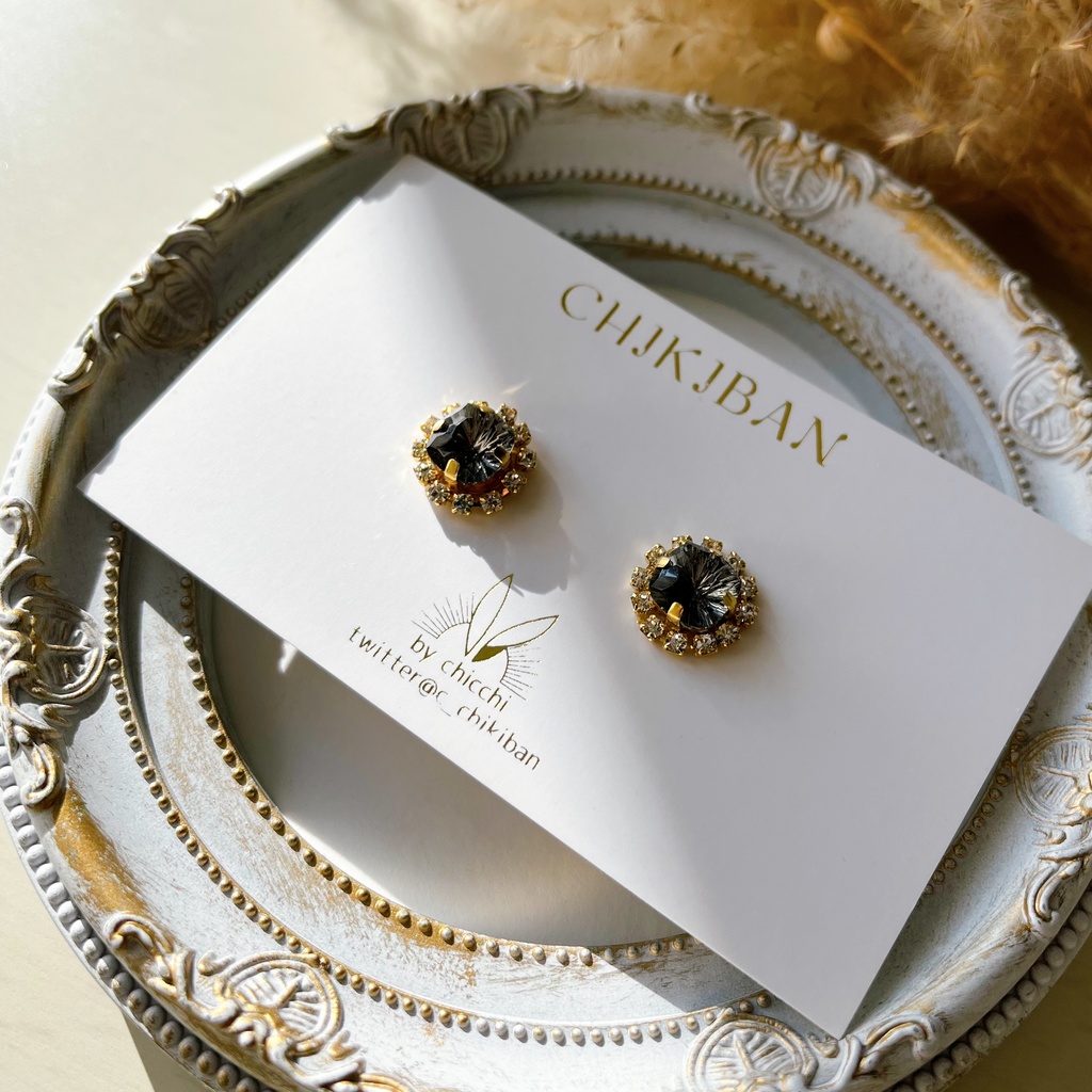 夏油 ビジューピアス・イヤリング