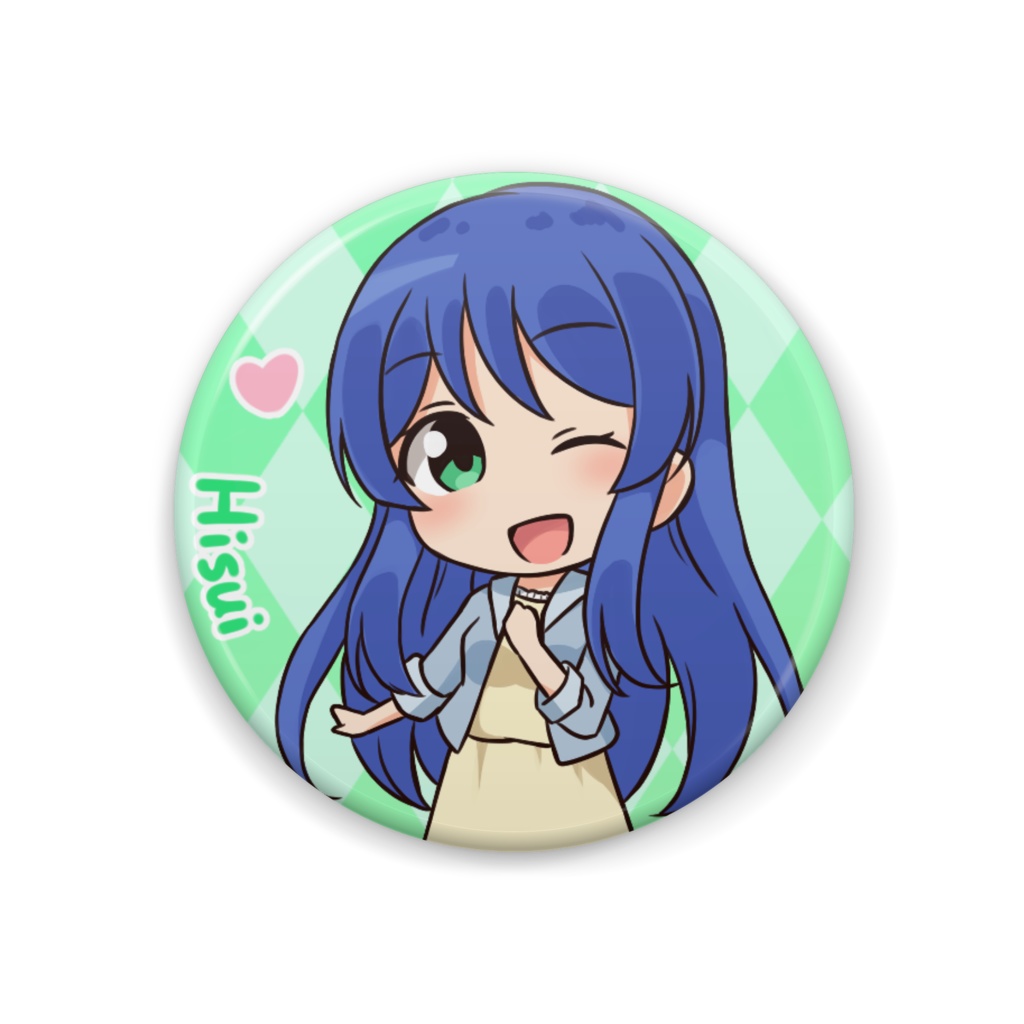 白羽まる宅の子缶バッジ